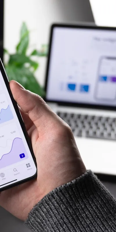 Interfaz de la aplicación móvil